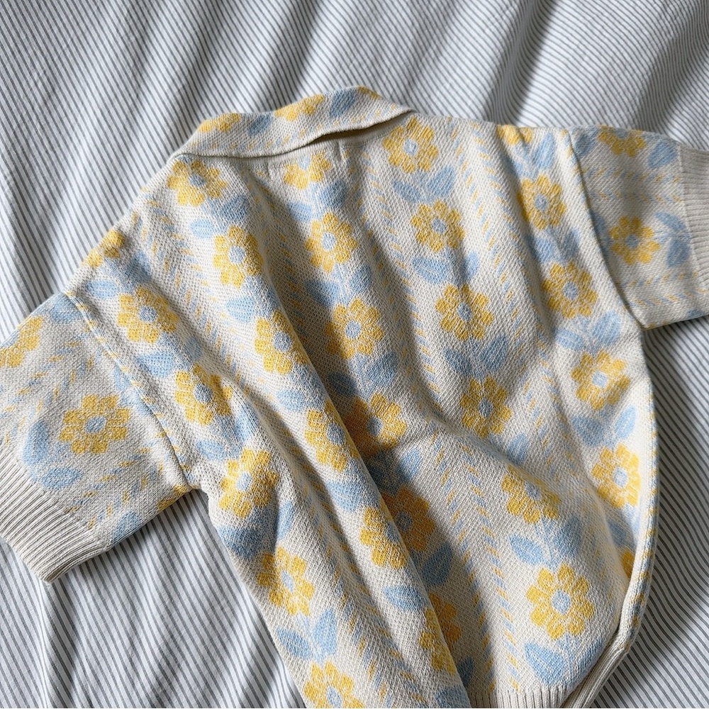 Bonjour Knit Polo Shirt 4y - Picture 3 of 5
